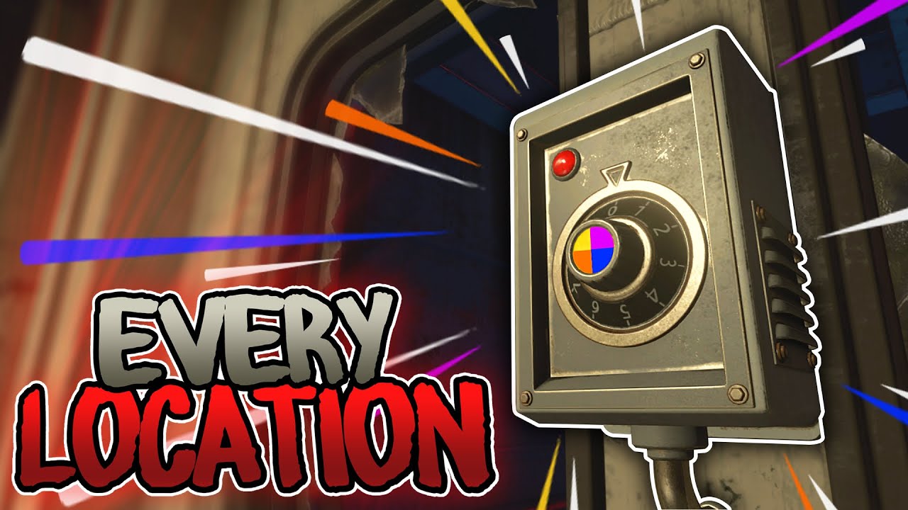 Tag der Toten - ALL 12 DIAL NUMBER LOCATIONS (BO4 Zombies Every Locations Guide)