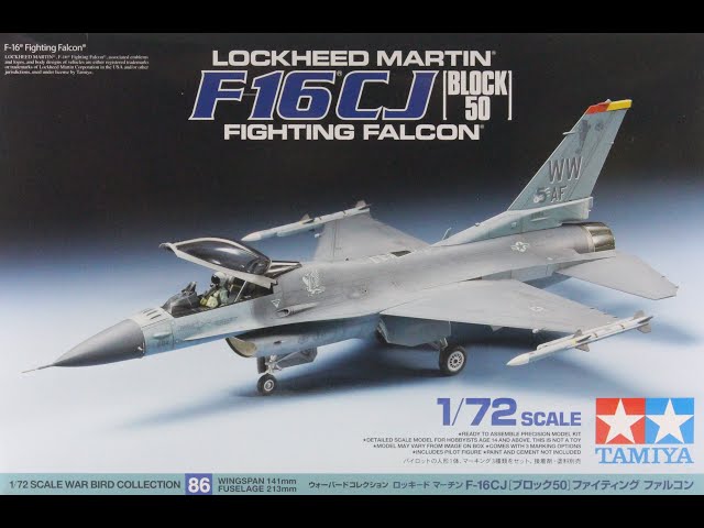 Lockheed Martin® F-16 CJ [BLOCK50] Fighting Falcon : Tamiya : 1/72