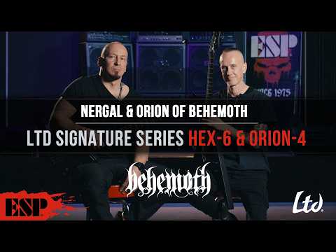 Nergal & Orion of Behemoth and their LTD Signature Series Instruments | ESP Guitars