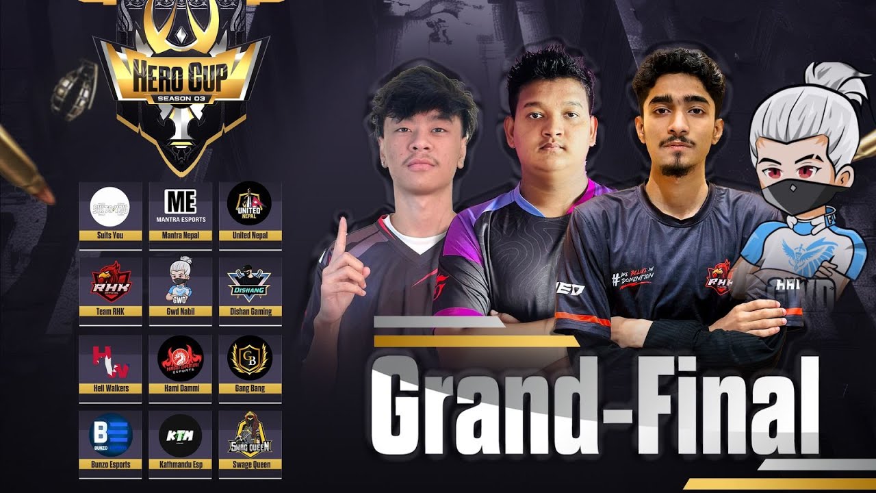 [LIVE] HERO CUP SEASON 3 || GRAND FINAL|| FT.RHK,KTM,ME,SY,HW,BE ...