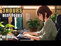 3 Hours Programming Music Deep Focus No Distractions Session
