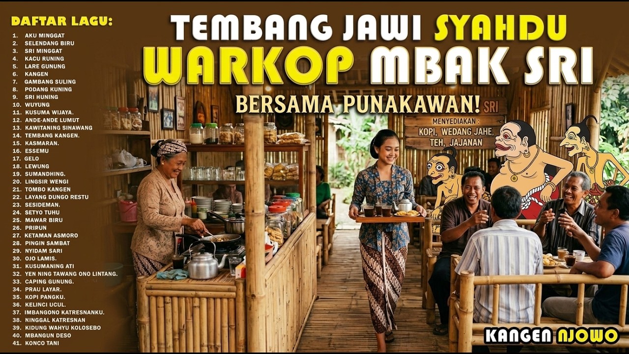 LANGGAM JAWI SYAHDU WARKOP MBAK SRI, Konco Ngopi Sinambi Nglaras Campursari (Cover AI)