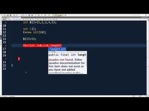 9.2 : Practising One-Dimensional Arrays — [Abdul Bari] Java Course