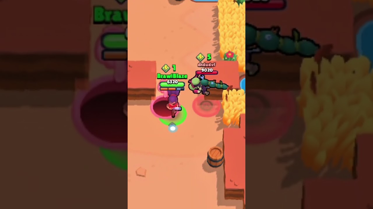 😱 UNBELIEVABLE! Shelly Got Killed Through the Bushes in Brawl Stars! EPIC FAIL!