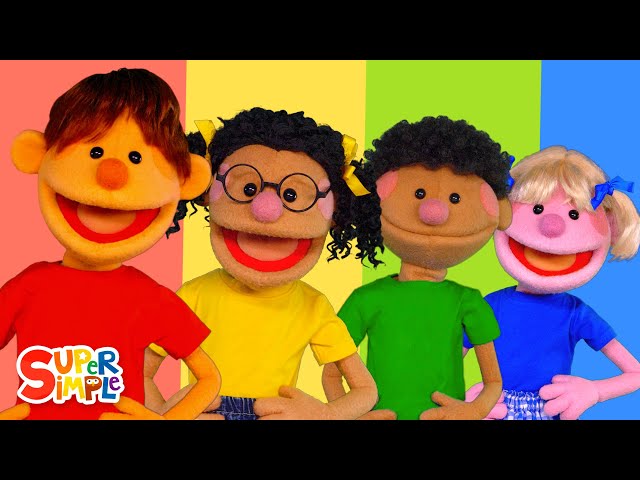 Red Yellow Green Blue featuring The Super Simple Puppets | Kids Songs | Super Simple Songs class=
