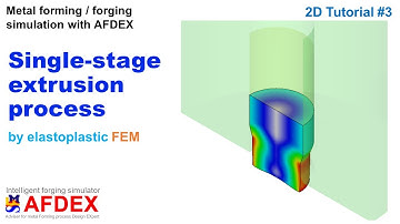 Extrusion Process Simulation | #AFDEX 2D