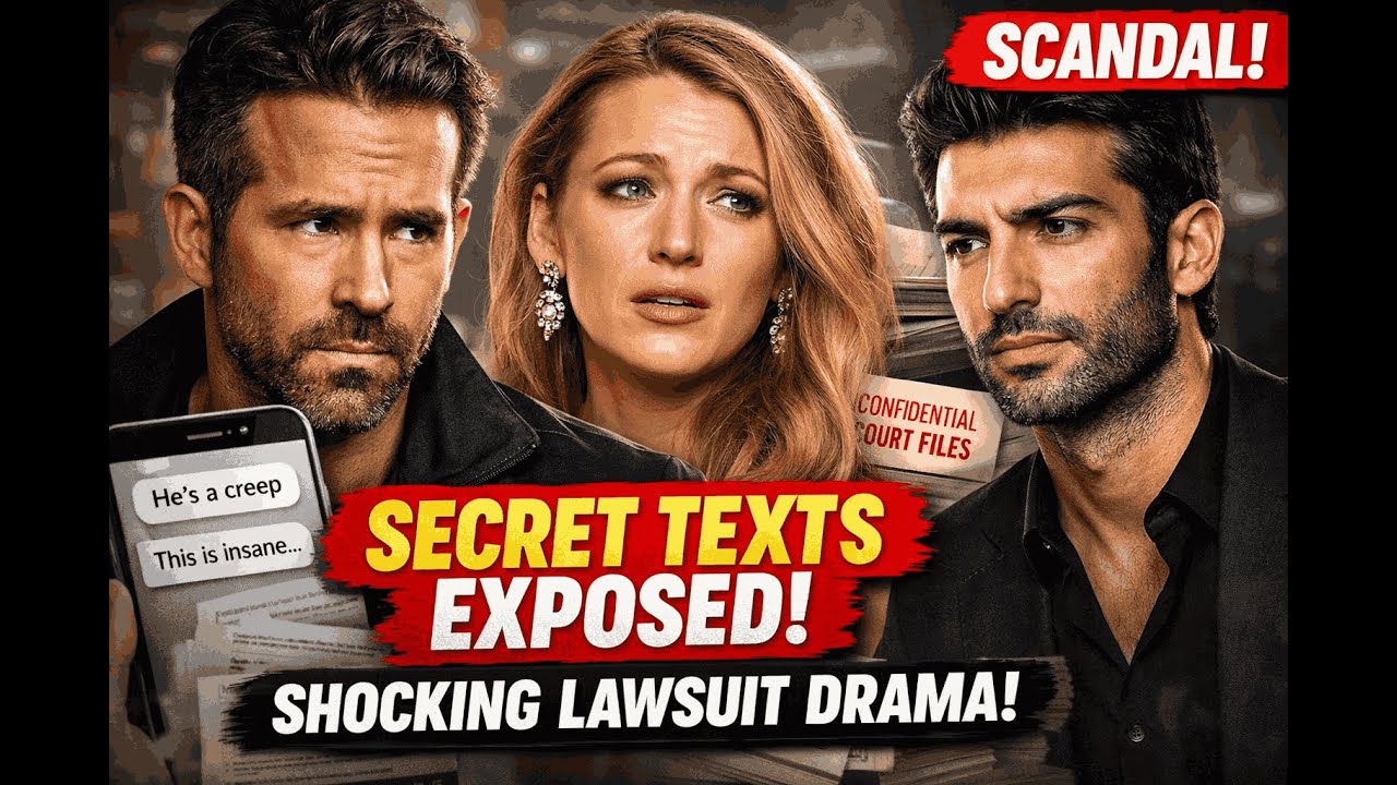 Unsealed Texts Explode Hollywood: Ryan Reynolds Responds to Blake Lively–Justin Baldoni Case