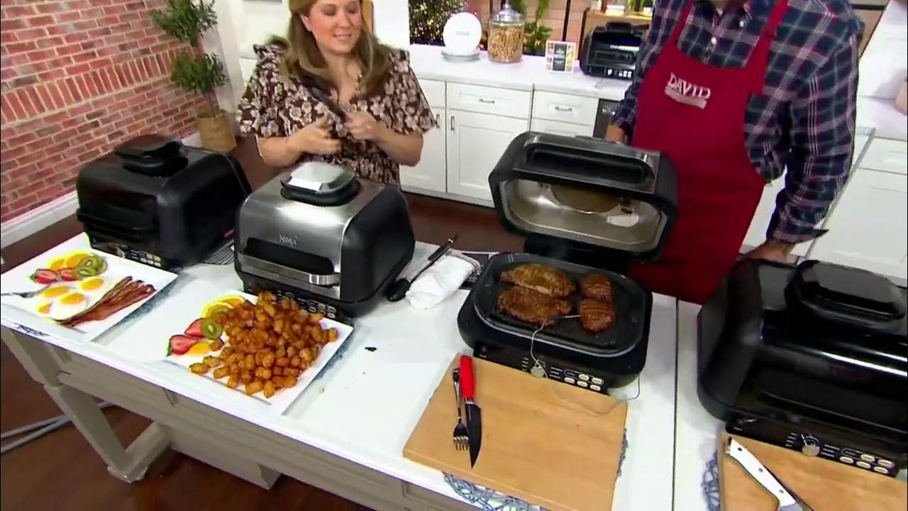 Ninja Foodi XL Pro 9-in-1 Smart Grill w/ Griddle, Kebabs & Air Frying on  QVC 