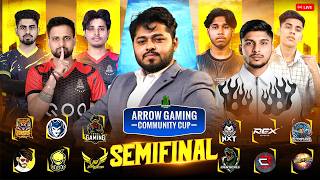 Arrow Gaming Community CUP S3 Semi Final🔥Iqoo Total Gaming, NG Pros , UGxGRP, NXT #arrowgaming