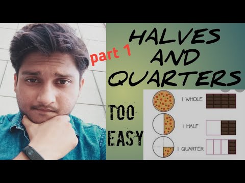 NCERT CLASS 4 MATHS CHAPTER 9 HALVES AND QUARTERS full explanation in ...