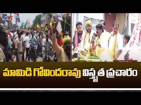 Patapatnam MLA Candidate Mamidi Govinda Rao Election Campaign | Tv5 News - TV5NEWS