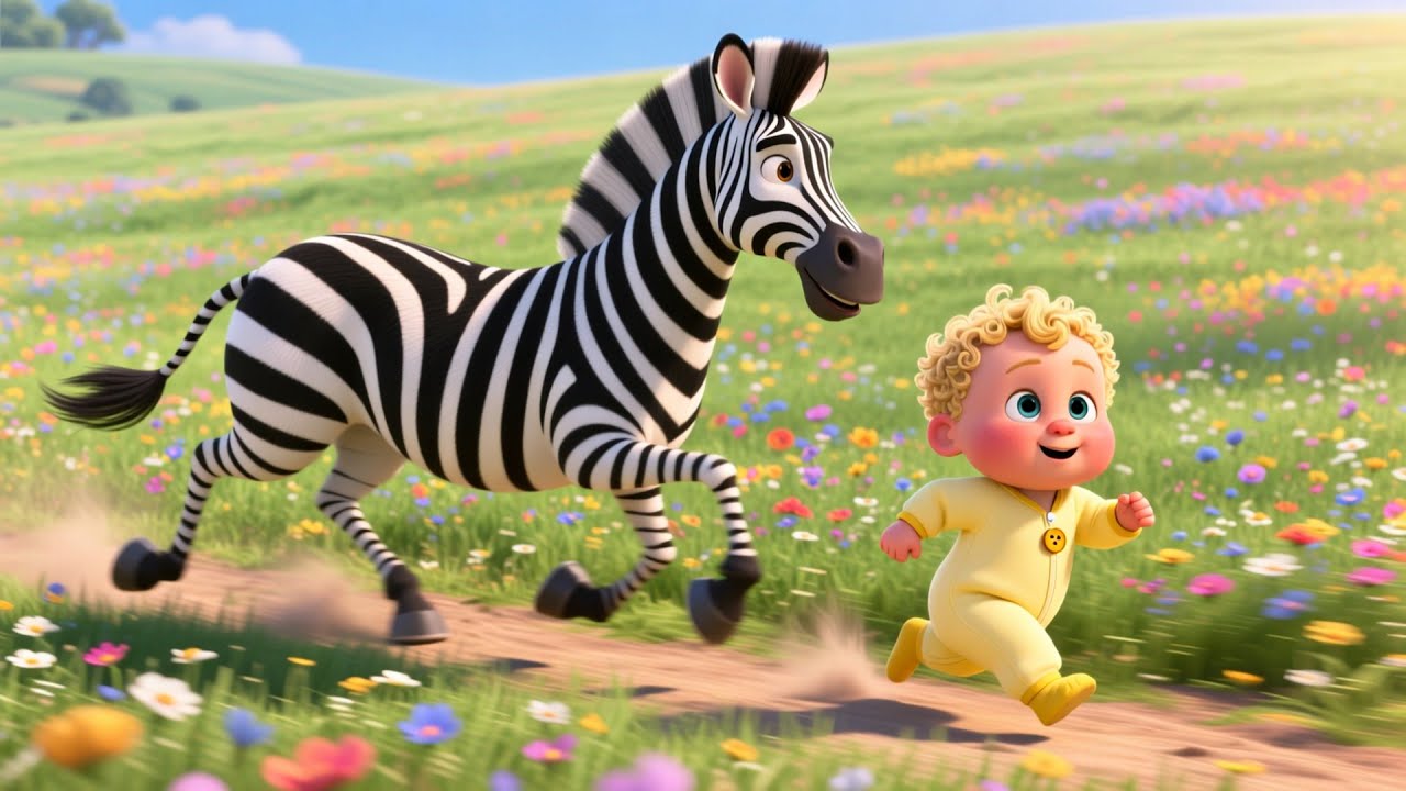 Little Baby Zebra Ride 🦓🎶 | Kids Learning Video | Fun Educational Adventure for Toddlers