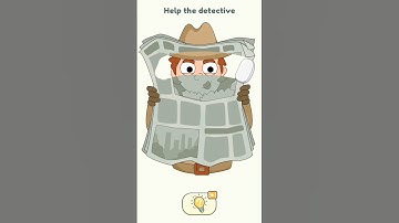 DOP 2 (Delete One Part) Level -105 Help the detective 🥺#shorts