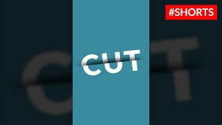 Sliced Text Effect in Adobe Illustrator #shorts