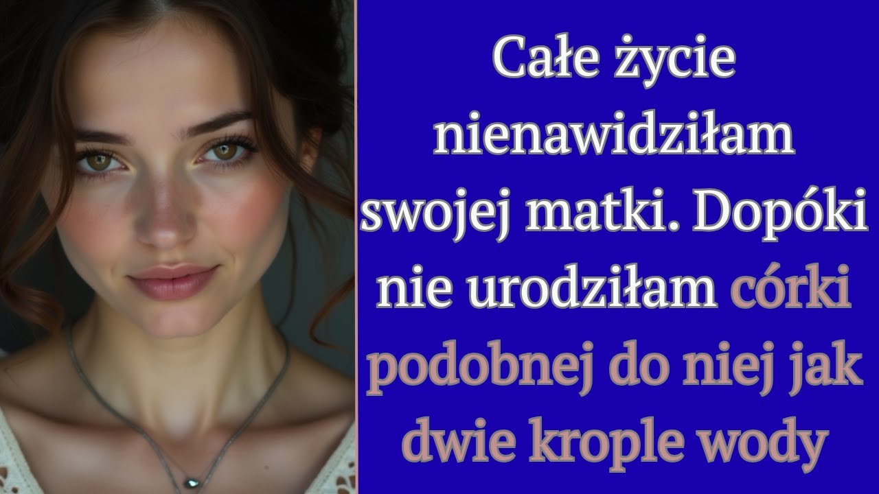 Całe życie nienawidziłam swojej matki.Dopóki nie urodziłam córki podobnej do niej jakdwie kroplewody