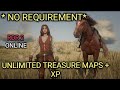 INFINITE TREASURE MAPS - INFINITE XP GLITCH - RDR 2 ONLINE - RED DEAD ONLINE - RED DEAD REDEMPTION 2