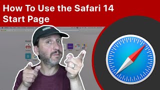 how to use the safari 14 start page