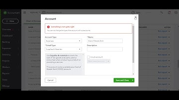 Edit your Chart of Accounts in QuickBooks Online