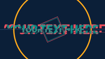 458 v16 -  Shape Flat Logo Reveal minimal animation intro