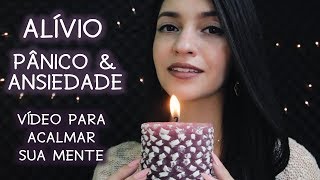 [ASMR] ACALMANDO SUA ANSIEDADE & PÂNICO ♡ Atenção Pessoal, Conversa, Chuva, Reiki l Cabaninha