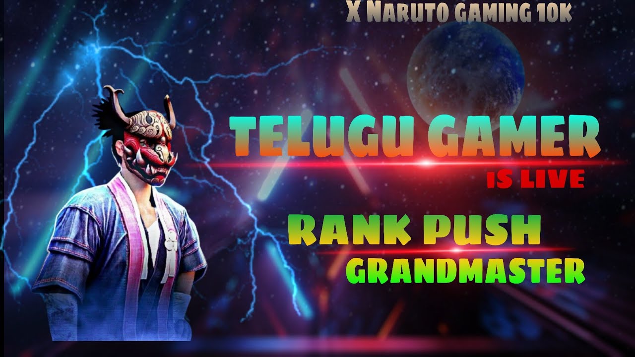 Telugu Free Fire Live Rank Push Grandmaster⭐⭐#live#freefire#raistar ...
