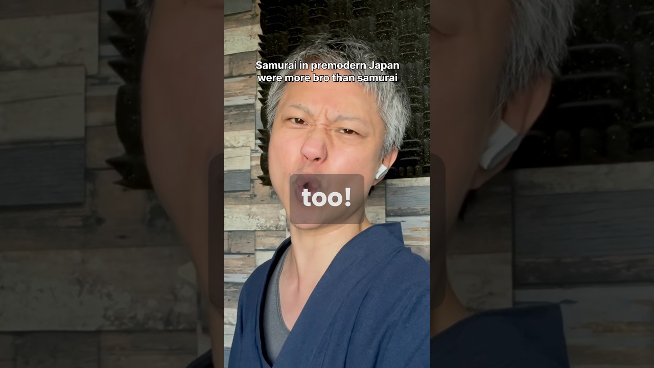 Samurai in premodern Japan were more bro than samurai 😂 - YouTube