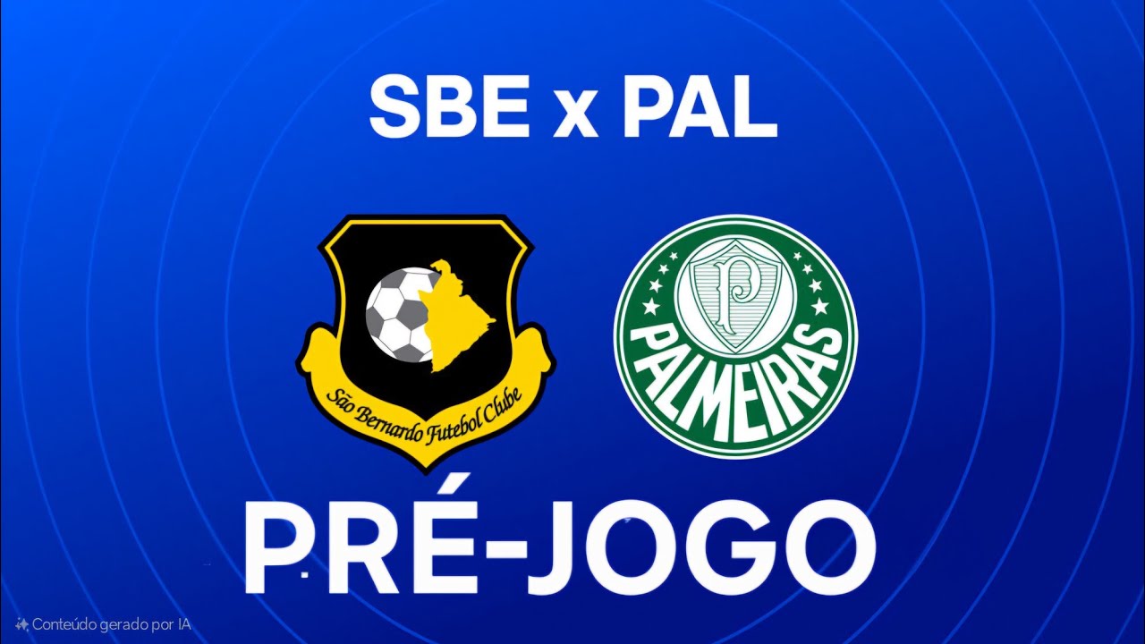 Pré-jogo: São Bernardo x Palmeiras - Quartas de final Campeonato ...