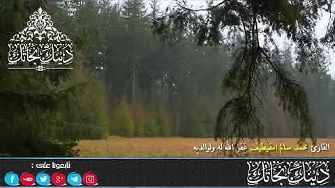 تلاوة من سورة الروم للقارئ  الليبي محمد سالم امقيطيف