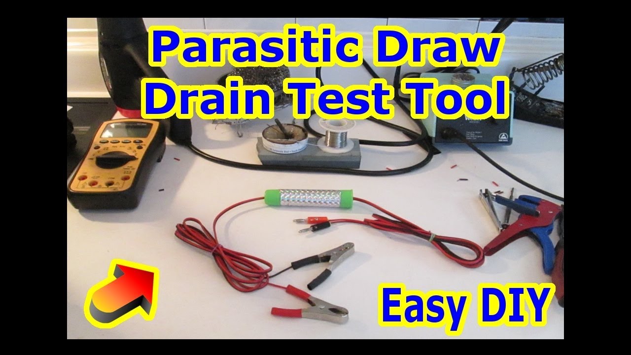 DIY - Parasitic Draw Drain Test Tool - Testing Car Truck Battery Dies