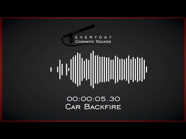 Car Acceleration and Backfire | HQ Sound Effects class=