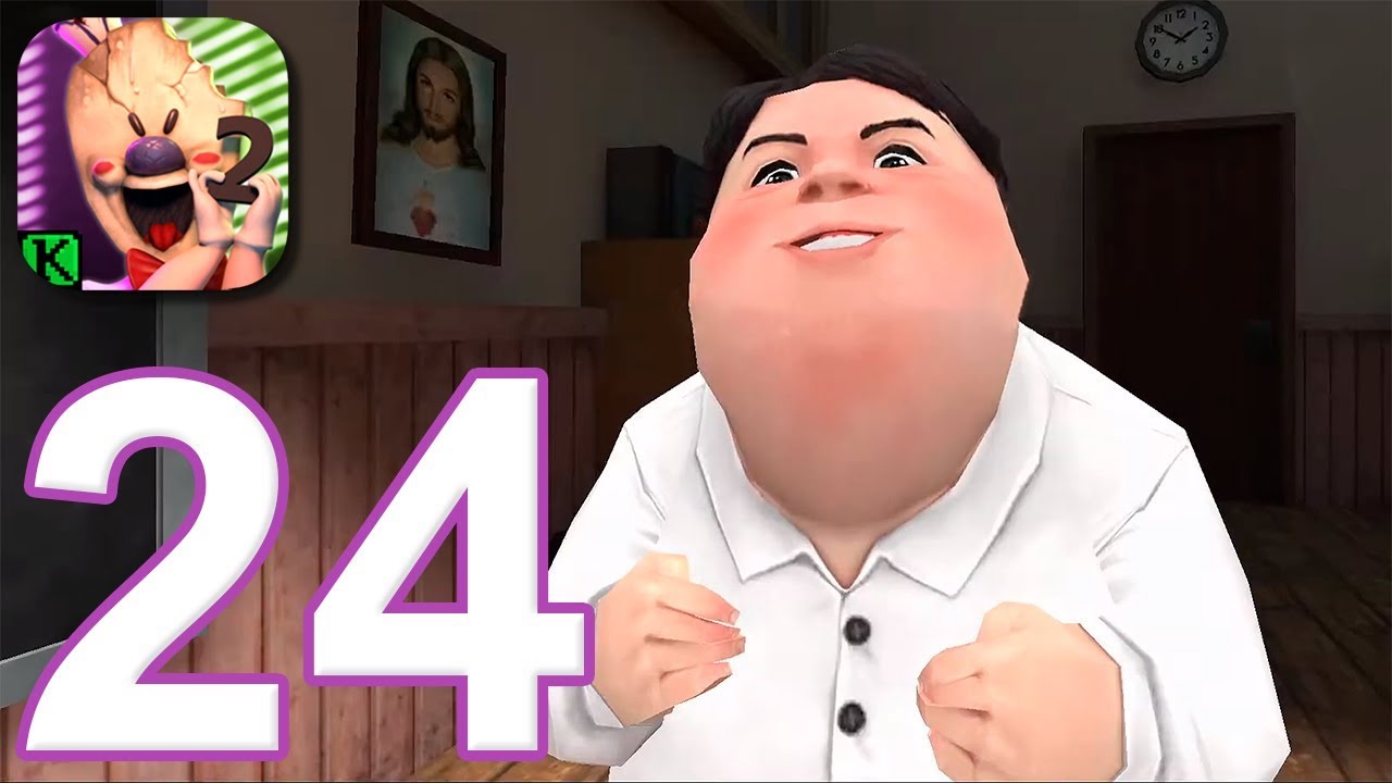 Ice Scream Episode 2 - Gameplay Walkthrough Part 24 - CEMETERY SCENE