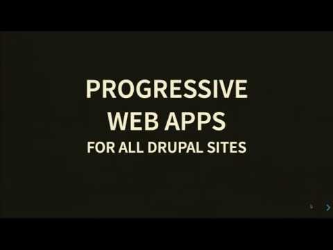 Drupal Europe - Progressive Web Apps for all Drupal sites