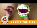 Monster Teeth Halloween Craft for Kids | Maple Leaf Learning Playhouse