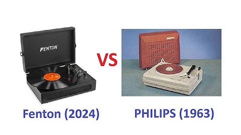 In this video we compare a modern Chinese turntable with a vintage one! 2024 against 1963