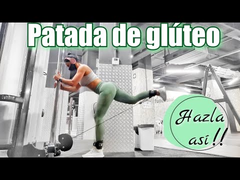 AUMENTA GLUTEOS con la Patada de glúteo en polea 100% EFECTIVA