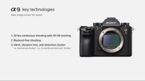 New image sensor - 35mm full-frame stacked CMOS sensor with integral memory | Alpha 9 | Sony | α