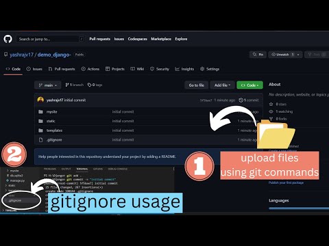 How to push VS code files/projects to GitHub using commands (Simple Way) | GIT TUTORIAL #2