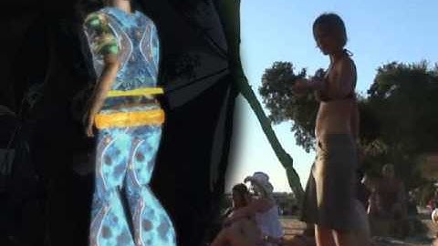 Sacred tree portal video clip light