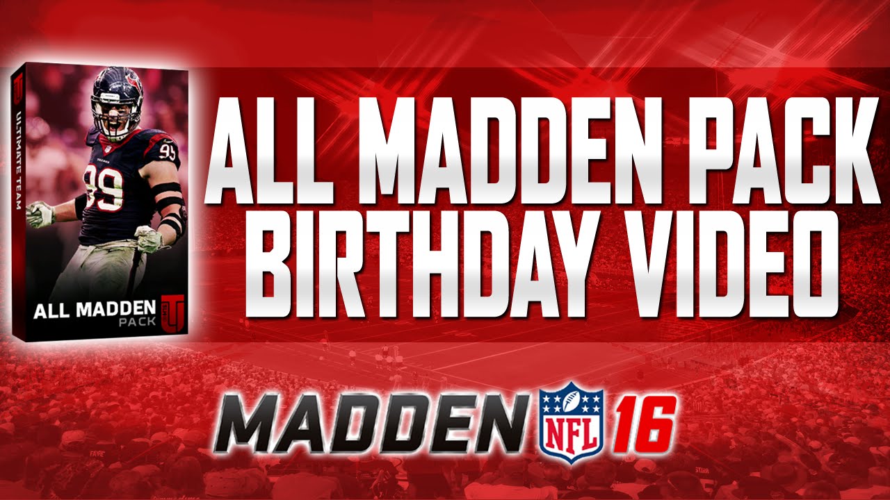madden 16 ultimate team all madden pack opening what does 915