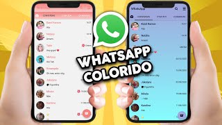 Como deixar o WhatsApp Colorido
