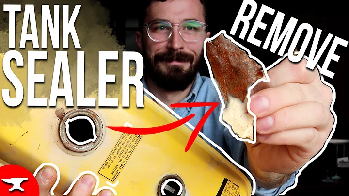 How to REMOVE SEALER from motorcycle gas tank - (HOW TO CLEAN A GAS TANK) - pt.2