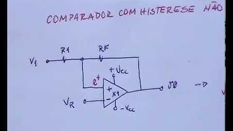 Projeto de um Comparador com Histerese Não Inversor Parte 1