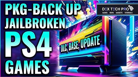 Backup Base, DLC, Updates from a Jailbroken PS4 to USB storage (New 2024)
