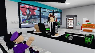 Работа в магазине кассиром Roblox Brookhaven