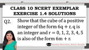 Exercise 1.4 Q2 NCERT Exemplar  Class 10 Maths @MathsTeacher