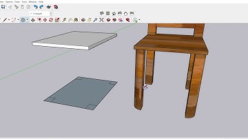 Making a simple chair by SketchUp 2020 using Windows (part 2)
