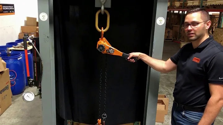 Overload Protection Handle on a MAGNA Lever Chain Hoist