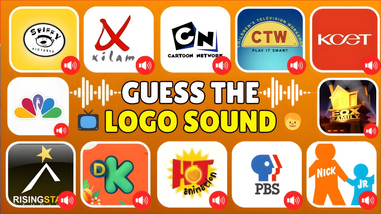 Guess The Childhood Kids TV Logo Sound 🧒🎵 | Fox Family, Nick Jr, KCET