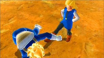 Dragon Ball Raging Blast 2 - Android #18 vs Super Saiyan Vegeta