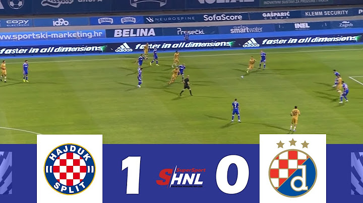 HNK Hajduk Split protiv GNK Dinamo Zagreb [1-0] | SuperSport HNL 2024/25 | Vrhunci utakmice!
